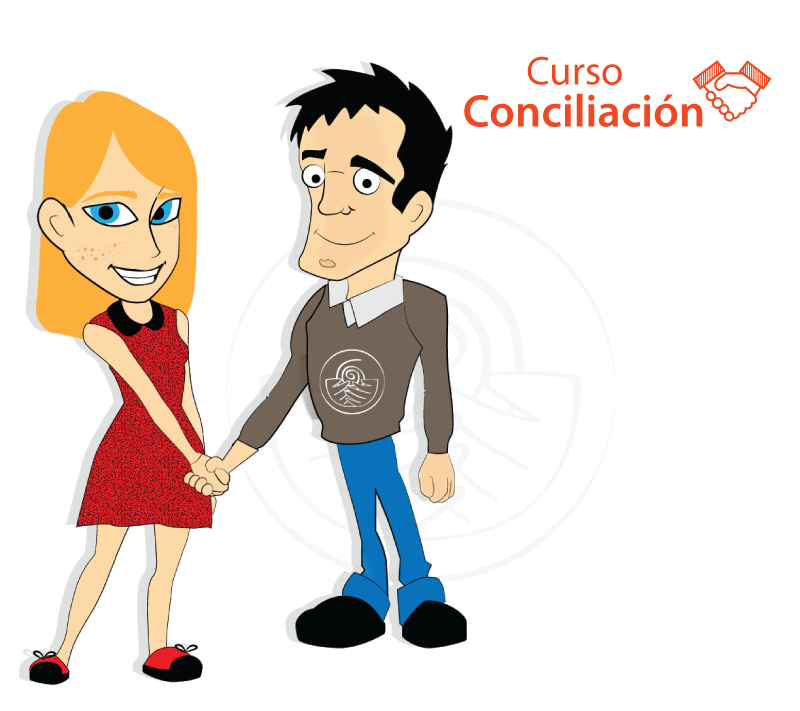 Imagen de dos personas, un hombre y una mujer dandose la mano en señal de acuerdo.