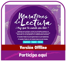 Botón para acceder a las Maratones de lectura - Versión Offline