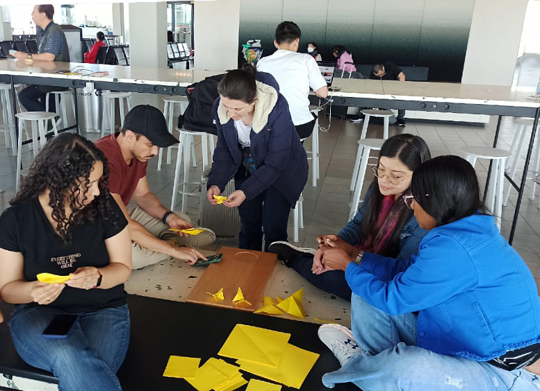 Origami en Amsterdan