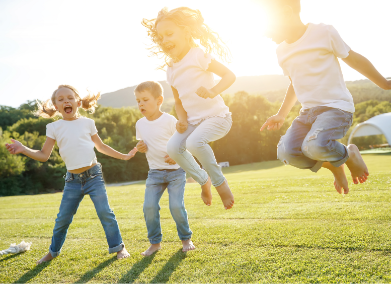 Fotografía niños jugando 