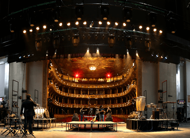 El interior del Teatro Colón en Bogotá