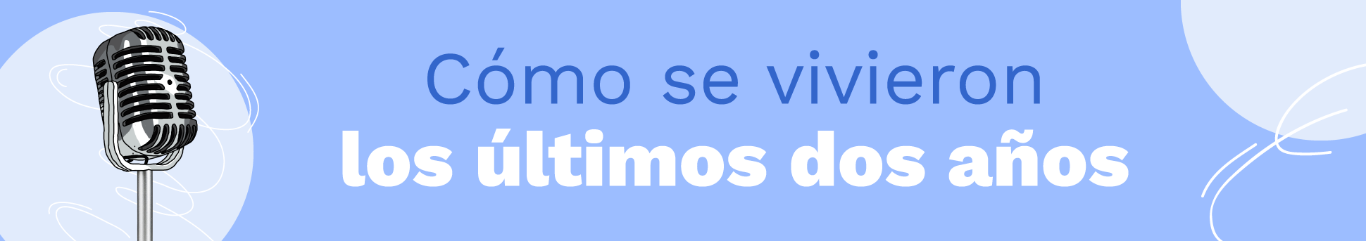Banner cómo se vivieron los últimos dos años