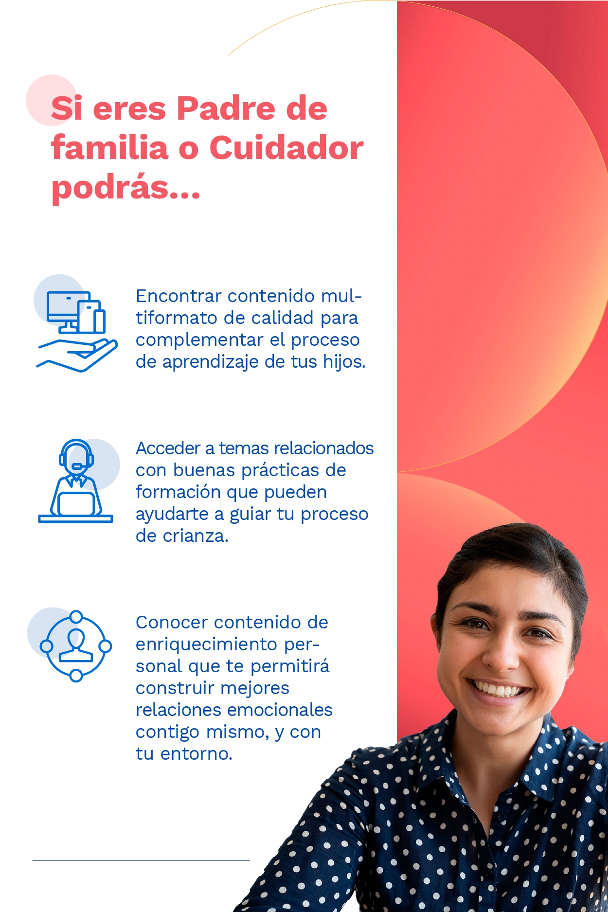 Infografia- Si eres padre de familia o cuidador podrás