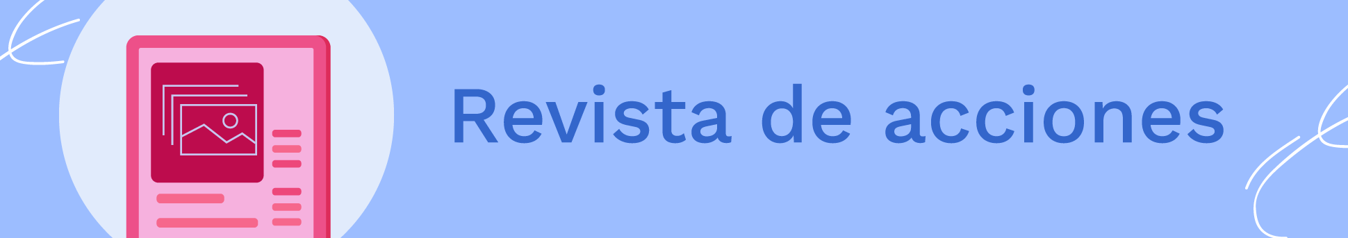 Banner revista de acciones