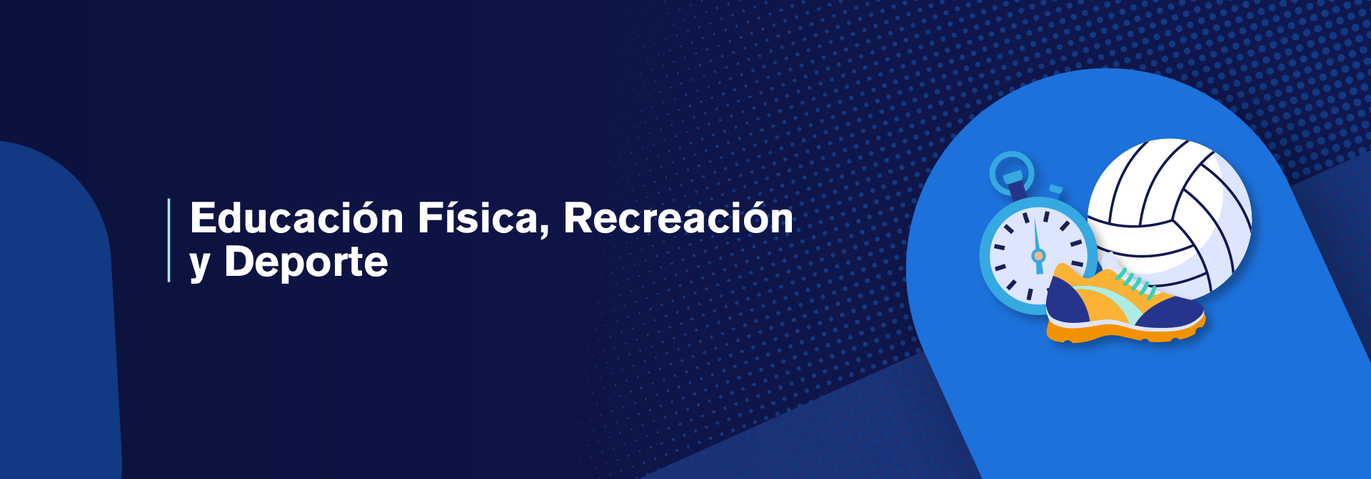 Banner separador del subgrupo Imagen educación física, recreación y deporte