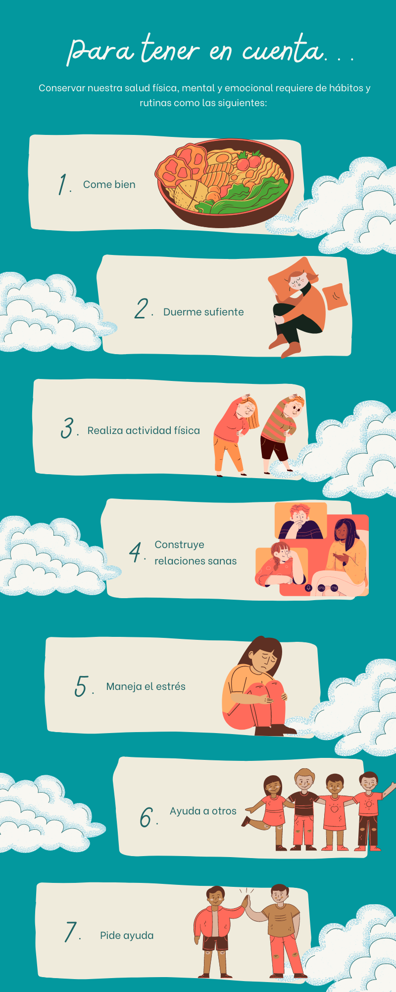 Infografía Para tener en cuenta