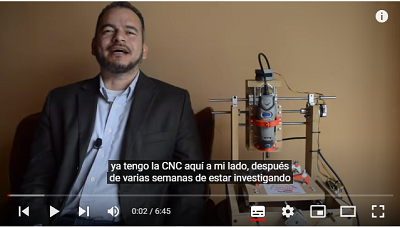 Video Maquina de Control Numérico (CNC)