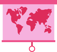 Ícono mapa mundo Ícono mapa mundo