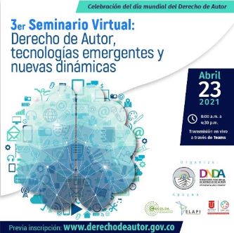 ilustación de siluetas que simulan personas trabajando en diversas creaciones protegidas por derechos de autor