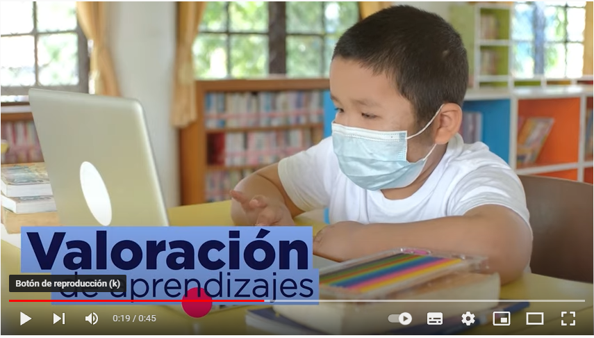 Video estrategia de aceleración de aprendizajes: Evaluar para Avanzar 2022