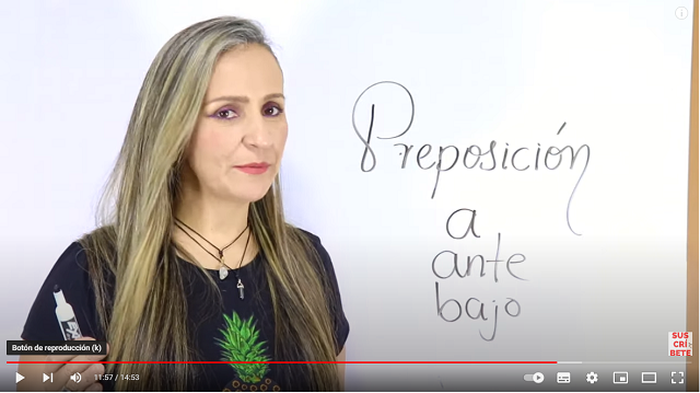 Video categorías gramaticales