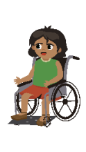 Niñas en silla de ruedas